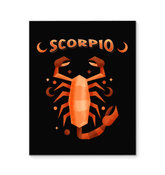 Scorpio Wrapped Canvas 8x10 | Zodiac Series 2 - Beyond T-shirts